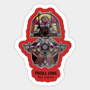 Dark Magician Troll owl Sticker